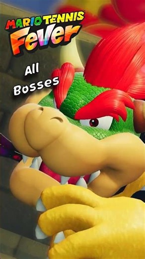 MARIO TENNIS FEVER BOSS SHOWCASE #shorts #mario #mariotennisfever #nintendoswitch2
