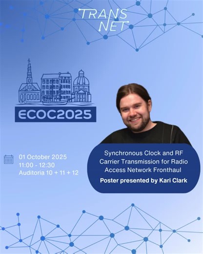 TRANSNET presents 5 research papers at ECOC 2025 | Emma Cryer posted on the topic | LinkedIn