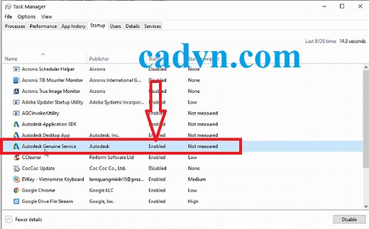 Mất quyền truy cập autocad khi khởi động autocad