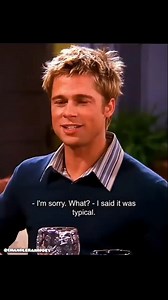 BRAD PITT ON FRIENDS 🔥❤️🤣 | Chandlerandjoey
