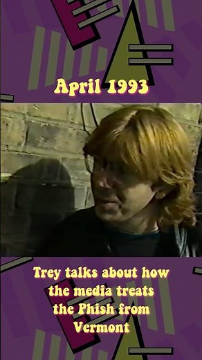 Trey Anastasio of Phish discusses the media and reviews in April 1993. #phish #interview