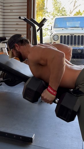 85K views · 744 reactions | Building muscle  . Dual DB Incline Row;...