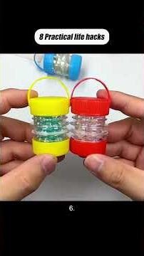 8 Water bottle hacks #secrethacks #shortsviral