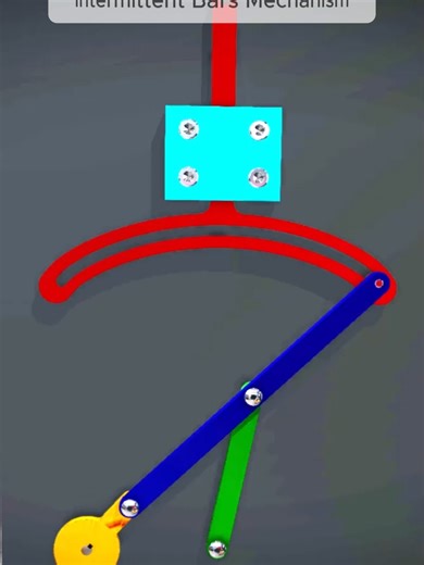 Intermittent Bars Mechanism #IntermittentMotion#BarMechanism#Mechanical#Engineering#Linkage#MotionMechanism#SolidWorks#3DAnimation#TechTok#fyp