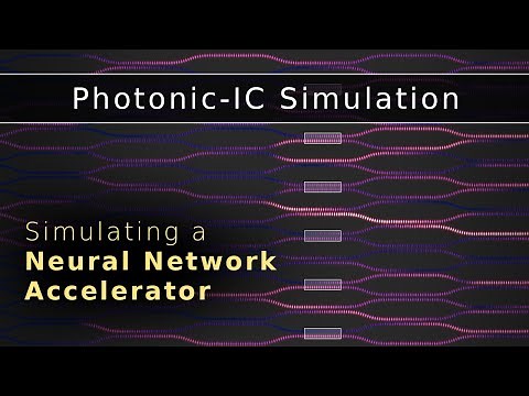 Wave Simulation of a Photonic-IC for Neural Network Accelleration