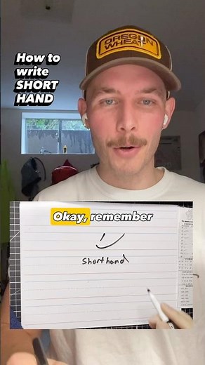 How to write “shorthand” in Shorthand #greggshorthand #handwriting #shorthand