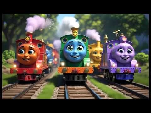 RAINBOW EXPRESS TRAIN # COLORS TRAINS # POSTIVE BEHAVIOUR # EMOTIONAL# RAINBOW # KIDS TRAIN