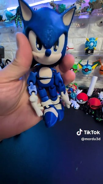 3D-Printed SONIC: Unleash the Blue Blur!