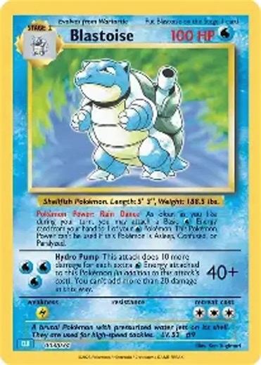 Blastoise #009 The shellfish Pokemon, its shell is like armor and attacks from the hydrocanon on its back are virtually unstoppable. #blastoise #pokedex #pokemon #pokemoncards