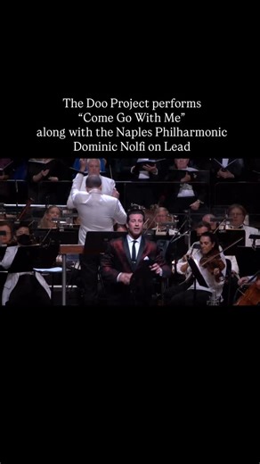 The Doo Wop Project, led by @domnolfi28 along with The Naples Philharmonic perform “Come Go With Me”. We'll be performing with the Baltimore Symphony 3/20-22 and the St Louis Symphony 5/30! All tickets can be found at www.thedoowopproject.com Spread the word and let’s keep bringing Doo wop to the masses! #thedoowopproject #thedelvikings #comegowithme #symphony #naples | The DooWop Project