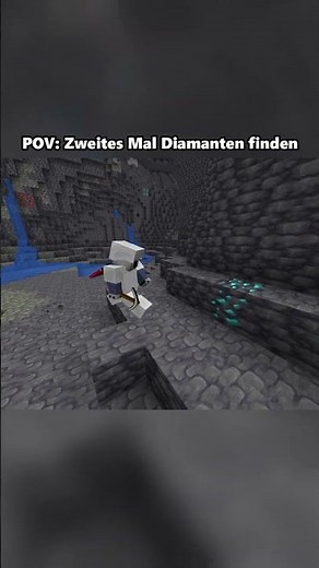 POV: Zweites Mal Diamanten finden #minecraftdeutsch #minecraft