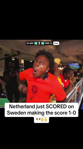 Netherland just SCORED on Sweden making the score 1-0👀🙌#ishowspeed | IShowSpeed