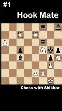 "Master the Hook Mate! Powerful Rook & Knight Checkmate Explained ♟️🔥"
