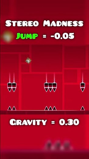 Stereo Madness Gravity Jump Modifiers 2 #geometrydash