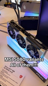 @MSI 5080 variants coming out of CES in Vegas. Personally I am a sucker for the Suprim look. The new Vanguard series is right up there. Which do you like best? #msi #nvidia #graphicscard #5090 #5080 #gamingpc #pcmr #pcgaming #pcmasterrace | CircuitBoredd