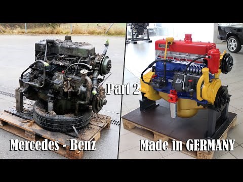 Mercedes-Benz L312 Oldtimer LKW Motor –Restauration. Teil 2