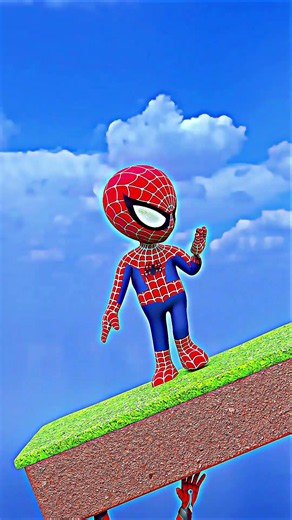Spider-Man Cliffside Survival Race - Lava Pit Platform Escape #SpiderMan #SurvivalRace