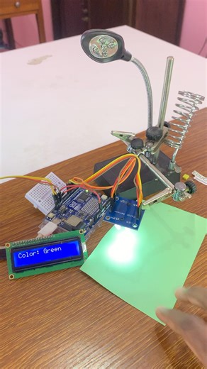 RGB LED control through Color sensor