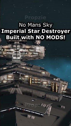 NMS Star Destroyer #starwars #nomanssky #stardestroyer #showcase #corvette #build