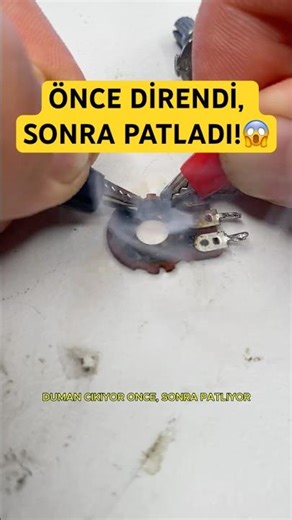 Potansiyometre ye Yüksek Voltaj Verirsek Ne Olur? 🔥 Bölüm #12 #teknoloji #elektronik