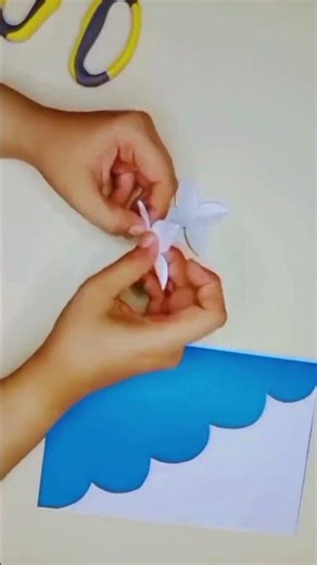 Simple Paper Card Making ✂️ #papercraft #diycard #greetingcard