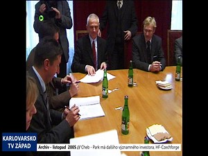 🏭 Před 20 lety Cheb oznámil příchod dalšího velkého investora do průmyslového parku. Stavěl se nový závod, plánovaly stovky pracovních míst a většina zóny už byla obsazená. Město tehdy zažívalo období rychlého rozvoje a zájmu firem. Pamatujete si, jak se v té době rozšiřoval průmyslový park? Podívejte se i na další archivní reportáže na našem YouTube. https://youtu.be/JYVNnoakpgA #Cheb #ZapadCz #investice #prumysl #HFczechforge | Zapad.cz