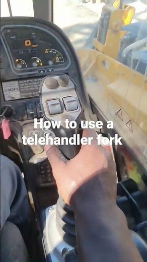 how to use a telehandler fork
