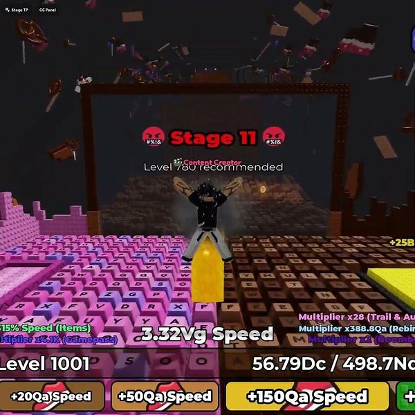 New Update World 3 Stage 11 & 12 | +1 Keyboard Escape Run #shorts #roblox #robloxshorts