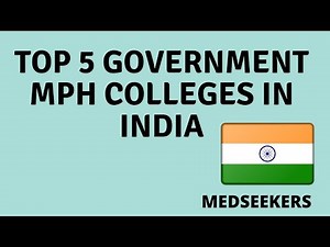 TOP GOVERNMENT COLLEGES OFFERING MASTERS IN PUBLIC HEALTH #MPH#