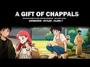 A Gift of Chappals class 7 | Full Chapter animation (anime) chapter 2 | 2025-2026 | Edutoons