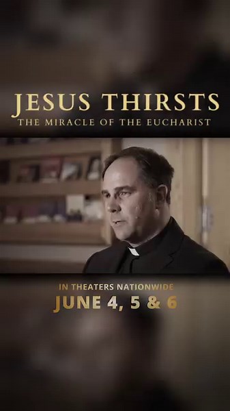 Jesus Thirsts: The Miracle of the Eucharist takes viewers on a global journey to uncover the transformative power of the Eucharist. Through discussions with Catholic leaders and heartfelt personal narratives, the film unveils the Eucharist as Jesus Christ Himself, eagerly desiring to fulfill our spiritual thirst with His boundless love. Sign up to receive news and theater information: https://jesusthirstsfilm.com/ | Jesus Thirsts Film