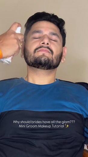 Groom Makeup on point 🔥 . (Groom Makeup, Grooms, Makeup Tutorial, Freelance Makeup Artist, Delhi NCR MUA) . #trendingmakeup #groommakeup #groom #makeupartist #agramua #freelancemakeupartist #noidamua #glamupwithnidhi | GlamupwithNidhi