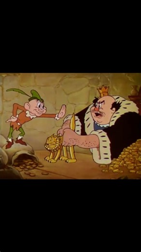 Classic Cartoons Lover on Instagram: ""The Golden Touch" This is a Walt Disney produced Silly Symphonies animated short film released in 1935. The story is based on the Greek myth of King Midas, albeit updated into a medieval setting. It was the last film directed by Disney. King Midas, driven by greed, wishes for the "Golden Touch," turning everything he touches into gold. An elf named Goldie grants his wish despite warning that it's a curse. Midas initially delights in turning his belongings i