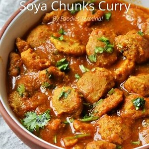 Soya Chunks Curry