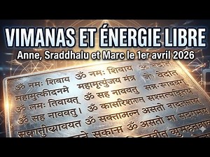 Sraddhalu n'a pas tout dit! Aujourd'hui il va plus loin: énergie libre, Vimanas...