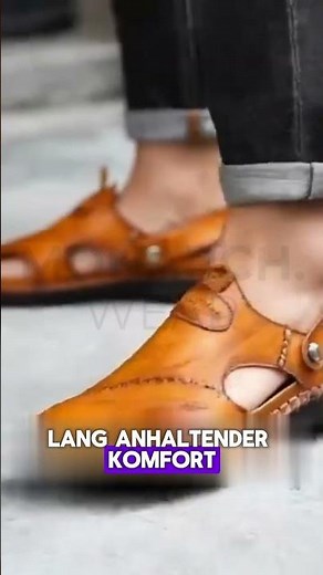 👞 Style meets comfort – CloudWay™ men's sandals made of premium soft leather