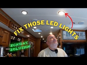 How to Replace RV Interior Lights💡RV DIY Puck Light 🧑‍🔧Sunday Solution