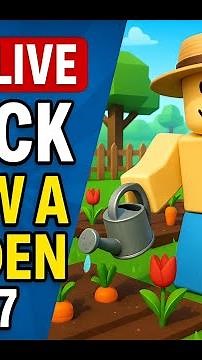 #269 Live Stock Grow A Garden Roblox Real Time Stock Update & Gameplay! (US Friendly)