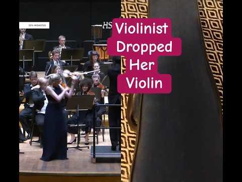 Violinist Dropped Her Violin in a Concert in Finland 😧