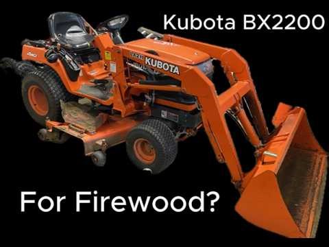 New Toy for the Yard!! Kubota BX2200D