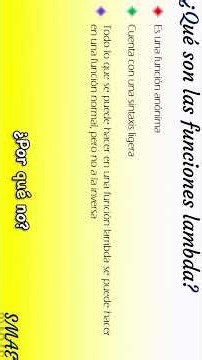 Funciones Lambda #python #programacion #AI #fundamentos #tech