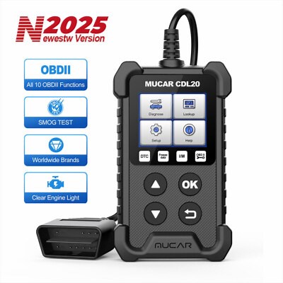 MUCAR CDL20 Car OBD2 Scanner Code Reader Check Engine Fault Diagnostic Tool 2026 | eBay