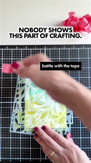 Nobody told me about this part of crafting... 😅✨ #altenew