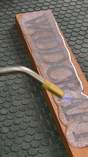 Fight bubbles with fire! When combining resin and wood avoiding bubbles forming in the resin is a must. | Woodcraft