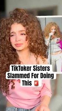 TikTok Sisters Slammed For Doing This #shorts #kalogerassisters #viralshorts