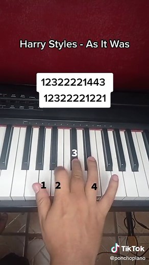Harry Styles As It Was Piano Tutorial