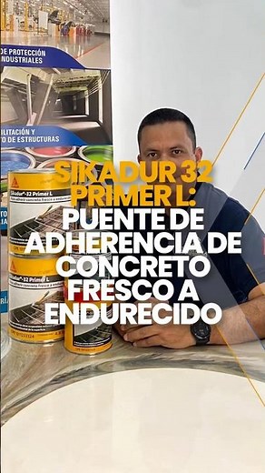 SIKADUR 32 PRIMER L🔺 Puente de Adherencia de Concreto fresco a endurecido #constructionlife #sika