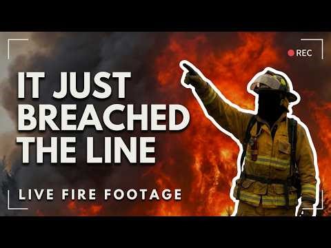 1 MINUTE AGO: Forest Fire Spreading Faster Than Forecast