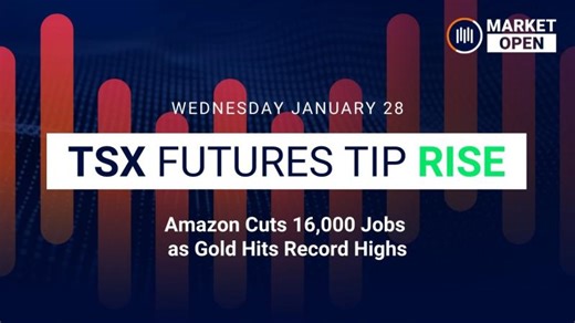 Market Open: Amazon Cuts 16,000 Jobs as Gold Hits Record Highs | Stockhouse