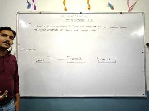 XI - Computer Science: Lecture-1 About Computer